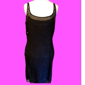 SCALA ‎ VINTAGE SEQUIN COCKTAIL DRESS Size LARGE